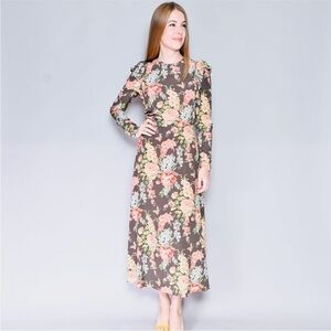 Zimmerman Floral Long Sleeve Maxi Dress XS/0